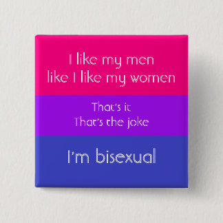 Macaron Carré 5 Cm Plaisanterie bisexuelle