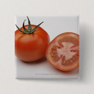 Macaron Carré 5 Cm Plan rapproché de deux tomates
