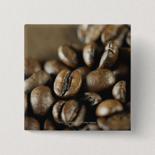 Macaron Carré 5 Cm Plan rapproché des grains de café