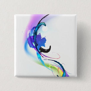 Macaron Carré 5 Cm Plaques de peinture de couleur de matin Abstraites