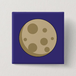 Macaron Carré 5 Cm Pleine Lune