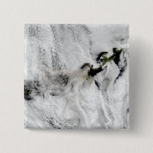 Macaron Carré 5 Cm Plume de volcan d'Okmok, îles Aléutes 2