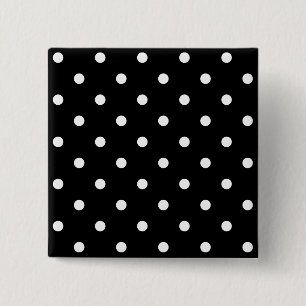 Macaron Carré 5 Cm Pois blancs minuscules