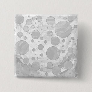 Macaron Carré 5 Cm Pois Rainy Sky Grey