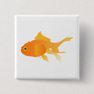 Macaron Carré 5 Cm Poisson d'or