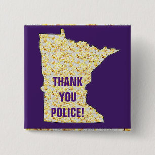 MACARON CARRÉ 5 CM POLICE MERCI !