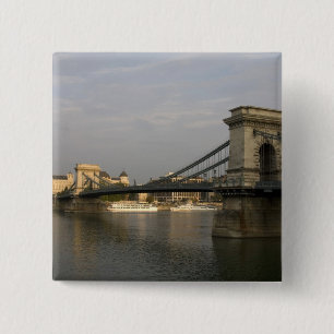 Macaron Carré 5 Cm ponts de la chaîne de Szechenyi (Szechenyi Chain B