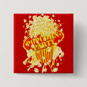 MACARON CARRÉ 5 CM POPCORN_PARTY