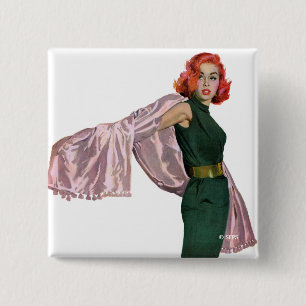 Macaron Carré 5 Cm Portez-moi à Hollywood