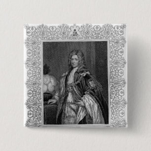 Macaron Carré 5 Cm Portrait de Charles Seymour, duc de Somerset