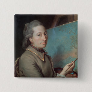 Macaron Carré 5 Cm Portrait de Claude Dupin