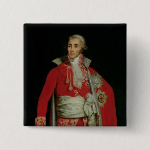 Macaron Carré 5 Cm Portrait de duc de Joseph Fouche d'Otranto