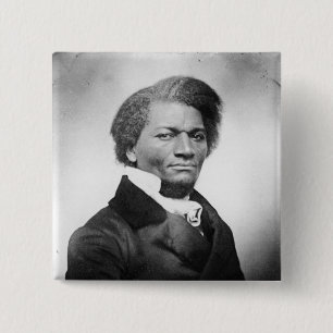 Macaron Carré 5 Cm Portrait de Frederick Douglass ~ 1847