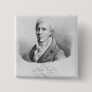 Macaron Carré 5 Cm Portrait de Jean-Baptiste de Monet