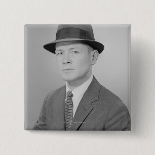 Macaron Carré 5 Cm Portrait de l'homme