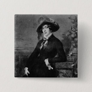 Macaron Carré 5 Cm Portrait de Lola Montez, 1844