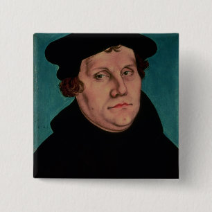 Macaron Carré 5 Cm Portrait de Martin Luther, 1529