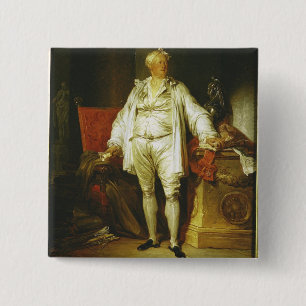 Macaron Carré 5 Cm Portrait de Monsieur Bergeret de Grancourt (1715-8