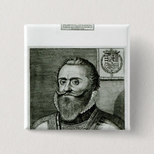 Macaron Carré 5 Cm Portrait de Philippe-Emmanuel De Lorraine