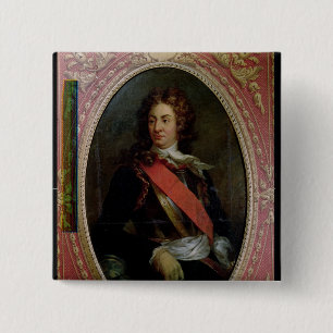 Macaron Carré 5 Cm Portrait de Rene Duguay-Trouin 1736