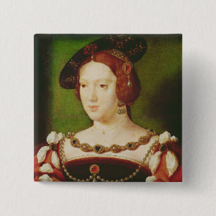 Macaron Carré 5 Cm Portrait d'Eleanor de Hapsbourg