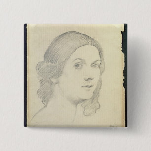 Macaron Carré 5 Cm Portrait d'Isadora Duncan, 1908