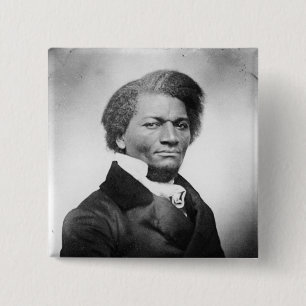 Macaron Carré 5 Cm Portrait Frederick Douglass ~ 1847