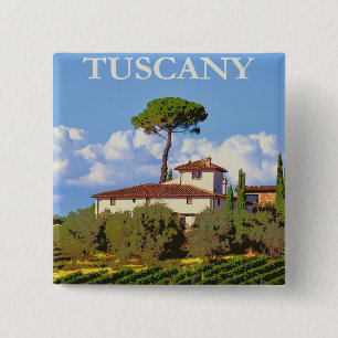 Macaron Carré 5 Cm Poster de Tuscany Italy