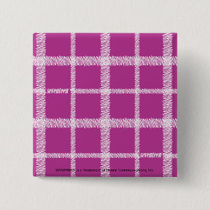 Macaron Carré 5 Cm Pourpre de plaid
