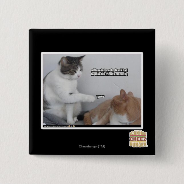 Macaron Carré 5 Cm Poussée (Devant)