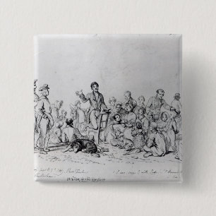 Macaron Carré 5 Cm Prédicateur de The Field, 1837