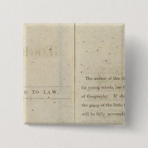 Macaron Carré 5 Cm Préface Lecteur géographique pour enfants Dixie