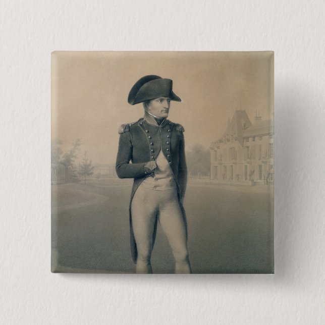 Macaron Carré 5 Cm Premier consul de Napoleon Bonaparte chez (Devant)