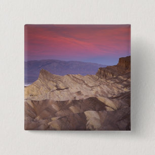 Macaron Carré 5 Cm Première lumière du matin sur Zabriskie Point et 2