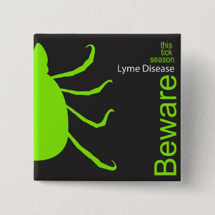 Macaron Carré 5 Cm Prenez garde de la goupille