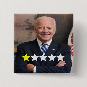 Macaron Carré 5 Cm Président Joe Biden Approbation