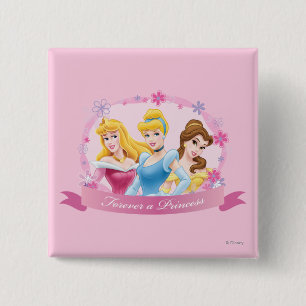 Macaron Carré 5 Cm Princesse Disney   Aurora, Cendrillon et Belle