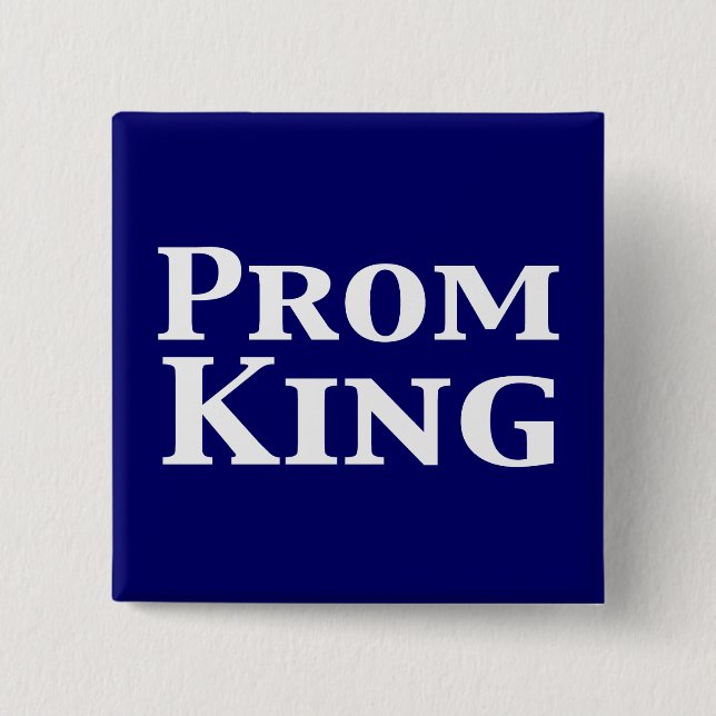 Macaron Carré 5 Cm Prom King Cadeaux (Devant)