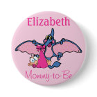 Pterodactyl Dinosaur C'est un Baby shower de fille