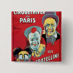 Macaron Carré 5 Cm Publicité par affichage le 'd'Hiver De Paris de