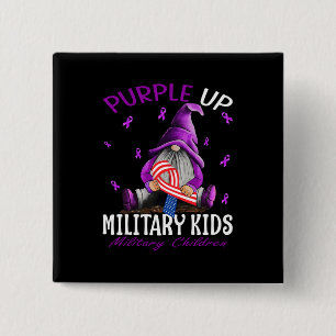Macaron Carré 5 Cm Purple Up For Military Kids Military Child Mois