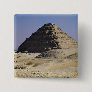 Macaron Carré 5 Cm Pyramide d'étape du Roi Djoser Old Kingdom