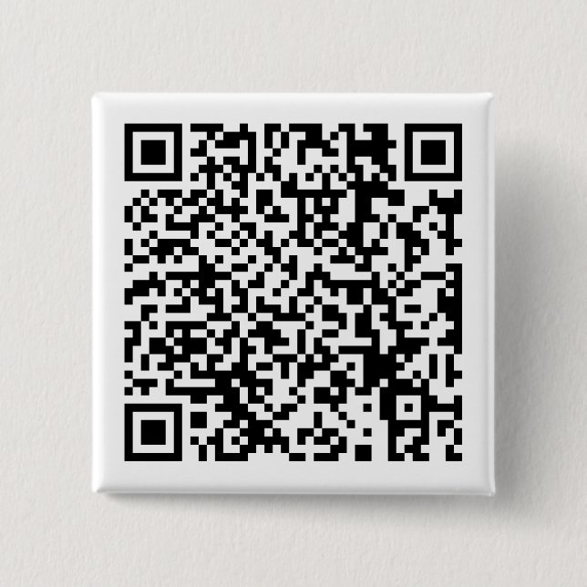 Macaron Carré 5 Cm Qr Code RickRoll Gif (Devant)