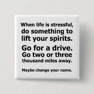 Macaron Carré 5 Cm Quand la vie est stressante