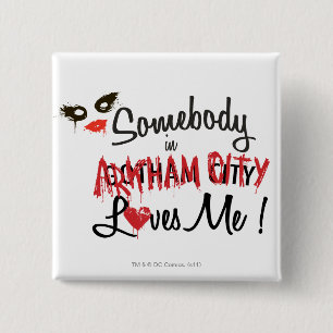 Macaron Carré 5 Cm Quelqu'un en AC m'aime