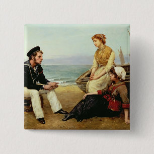 Macaron Carré 5 Cm Rapport de ses aventures, 1881