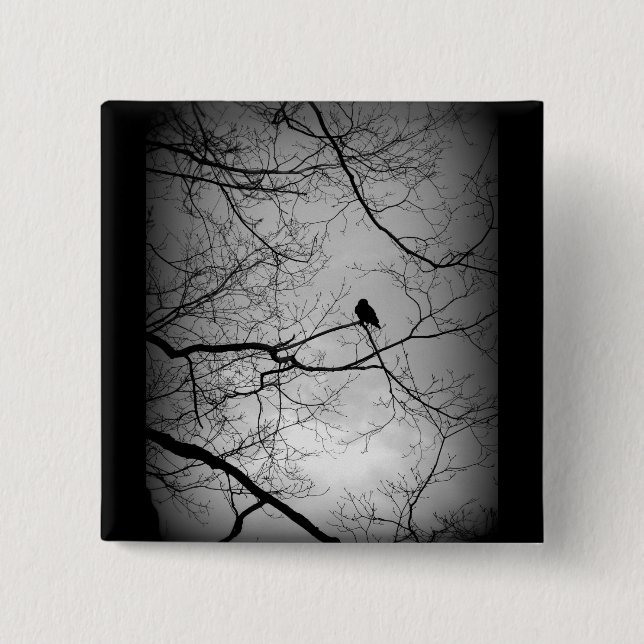 Macaron Carré 5 Cm Raven (Devant)