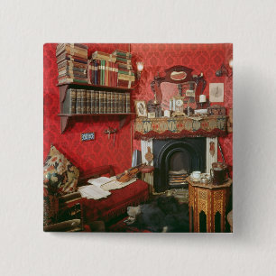 Macaron Carré 5 Cm Reconstruction de pièce de Sherlock Holmes