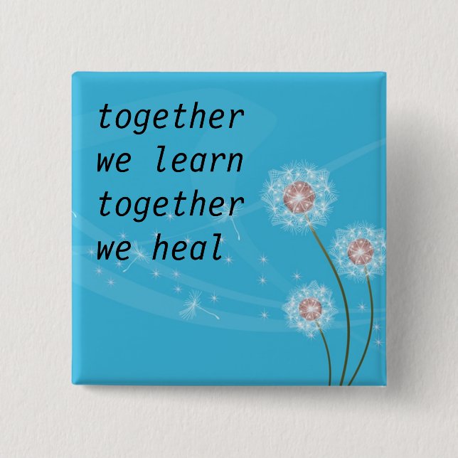 Macaron Carré 5 Cm récupération (Devant)