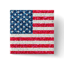 Red White Bleu Patriotique Américain Flag Party